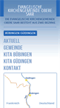Mobile Screenshot of evangelisch-obere-saar.de